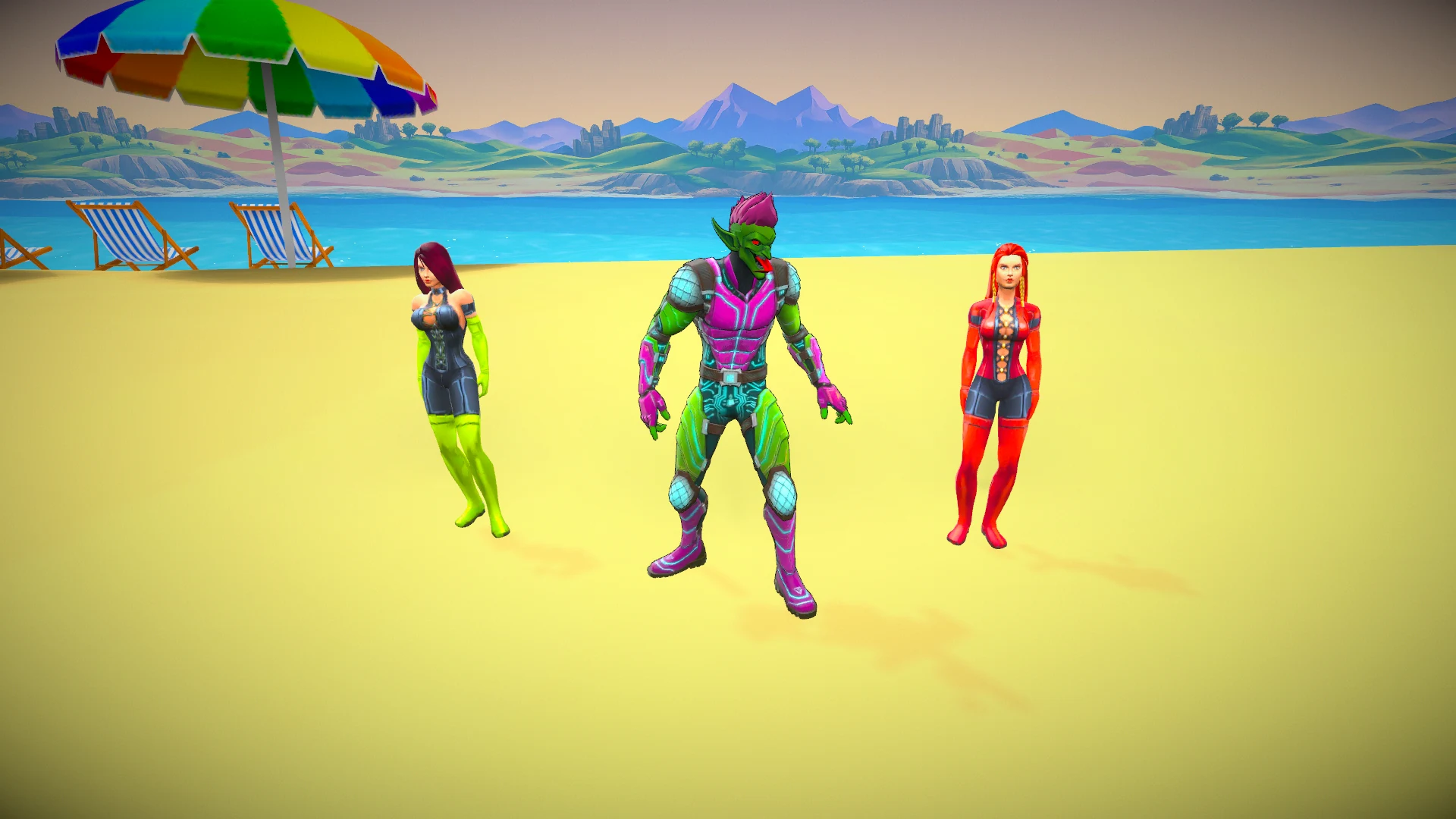 Mutant Lands:Superhero Fighter screenshot