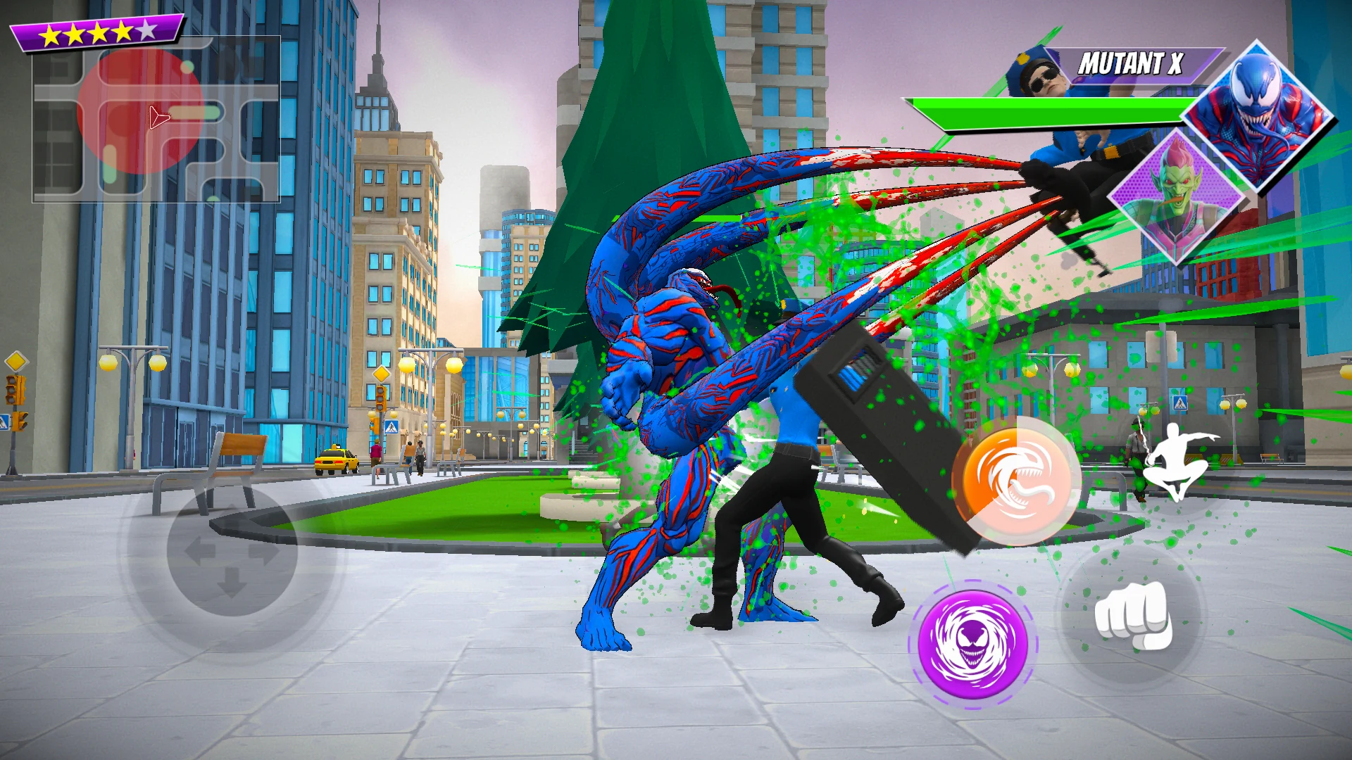 Mutant Lands:Superhero Fighter screenshot